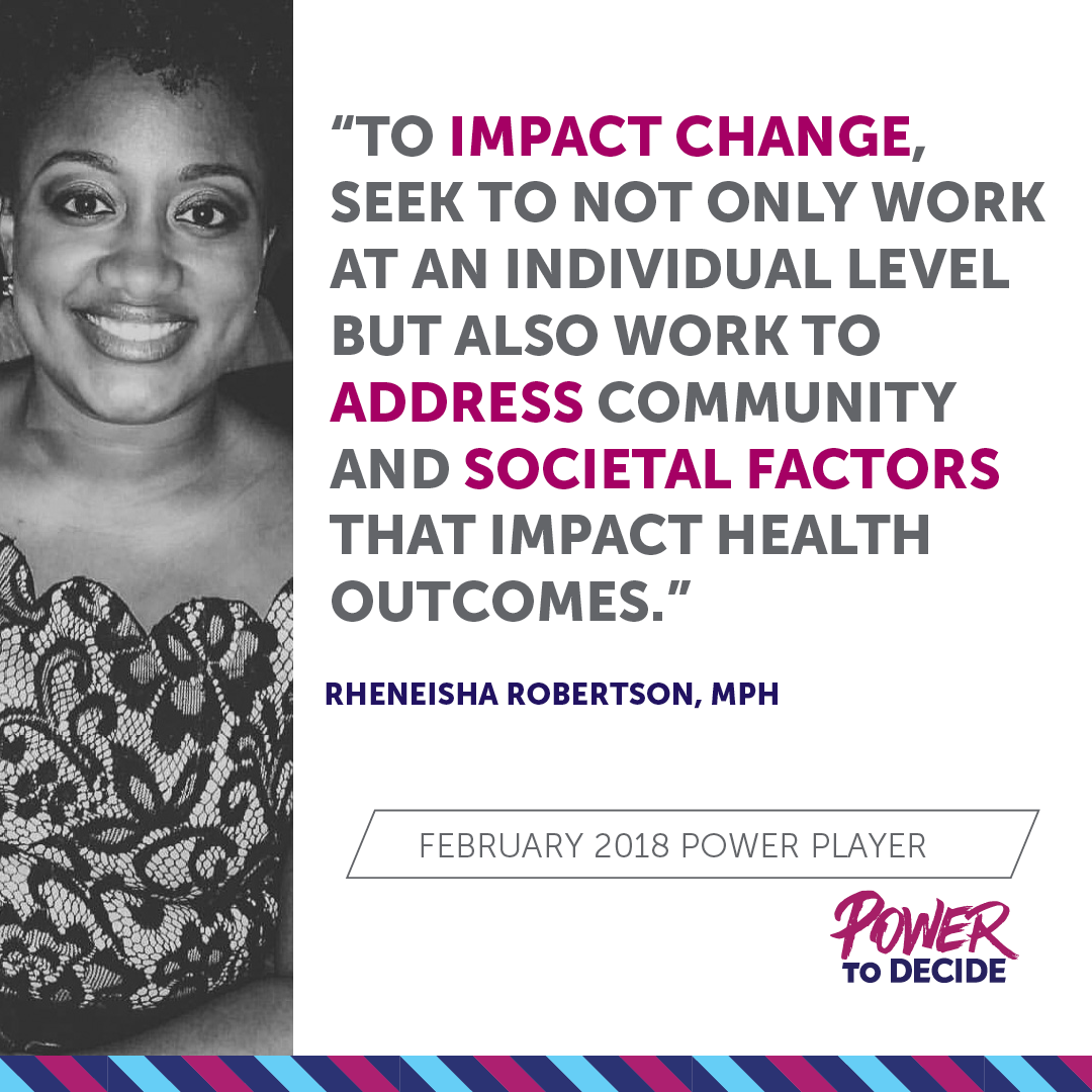 Headshot and quote from Power Player Robertson