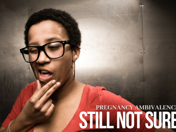 An image of a person looking unsure