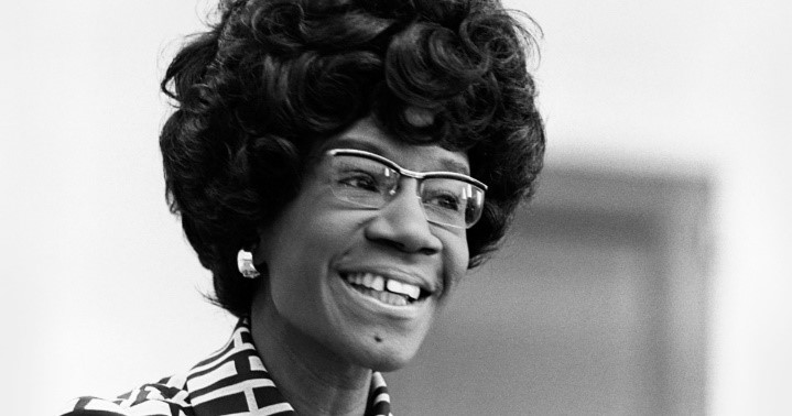 Headshot of Shirley Chisholm