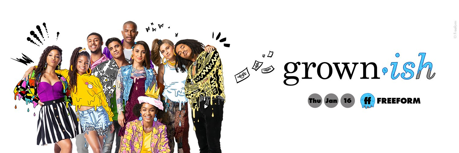 A promo pic from the show grown-ish